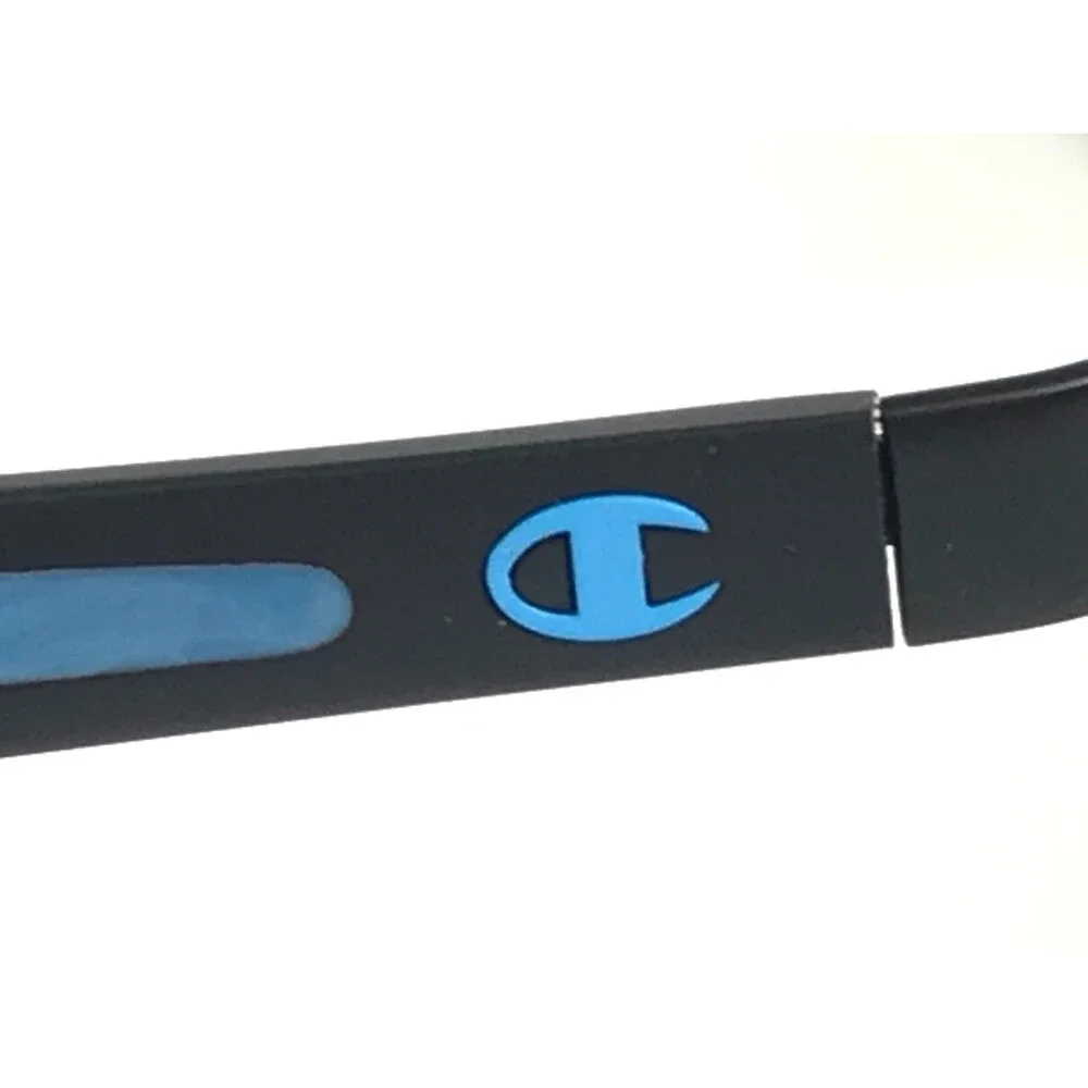 Champion Eyeglasses Frames NRG C03 Matte Black with Blue Polarized Lenses